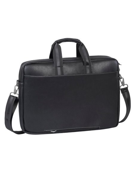 Сумка для ноутбука RivaCase Orly, 16", Полиэстер, Чёрный