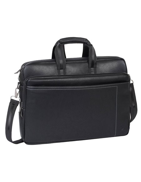 Сумка для ноутбука RivaCase Orly, 16", Полиэстер, Чёрный