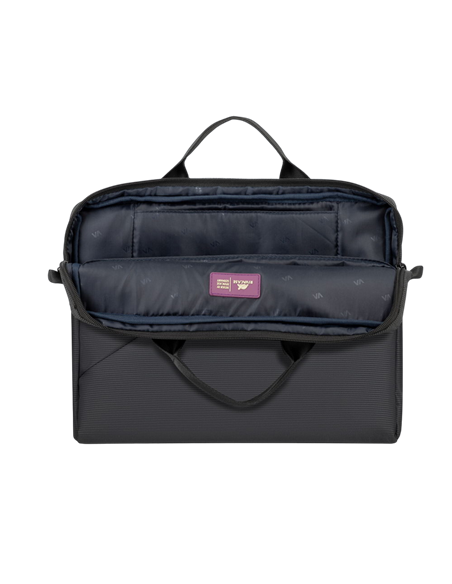 Geantă pentru Laptop Rivacase Tivoli, 13.3", Poliester, Negru