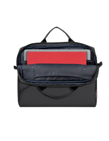 Geantă pentru Laptop Rivacase Tivoli, 13.3", Poliester, Negru