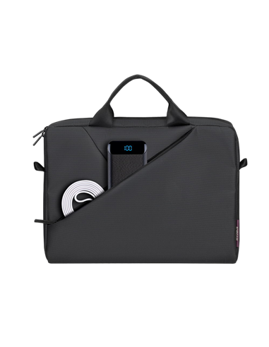Geantă pentru Laptop Rivacase Tivoli, 13.3", Poliester, Negru
