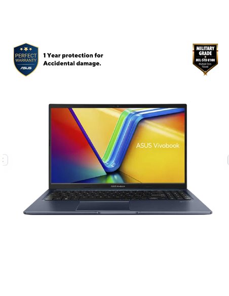 Ноутбук 15,6" ASUS Vivobook 15 M1502YA, Quiet Blue, AMD Ryzen 7 5825U, 16Гб/512Гб, Без ОС