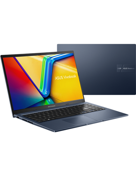 Laptop 15,6" ASUS Vivobook 15 M1502YA, Quiet Blue, AMD Ryzen 7 5825U, 16GB/512GB, Fără SO