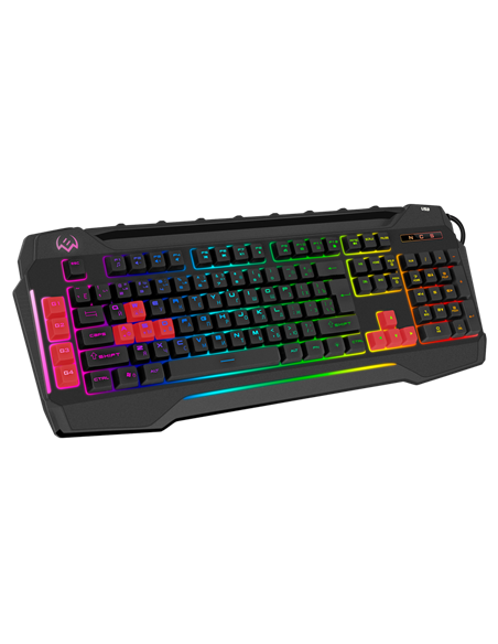 Tastatură SVEN KB-G8800, Cu fir, Negru