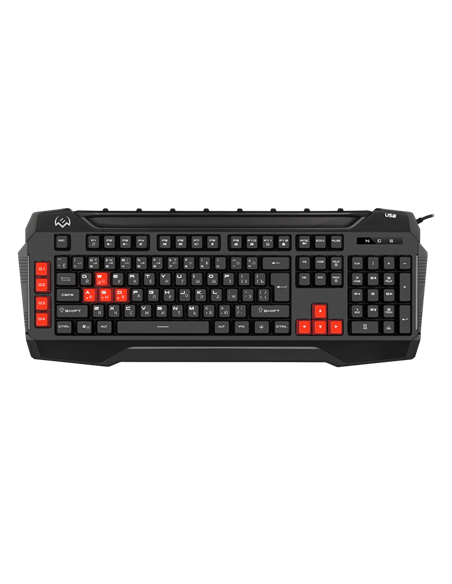 Клавиатура SVEN KB-G8800, Проводное, Чёрный