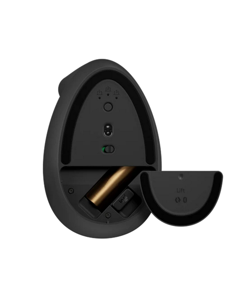 Беcпроводная мышь Logitech Lift Left Vertical, Чёрный