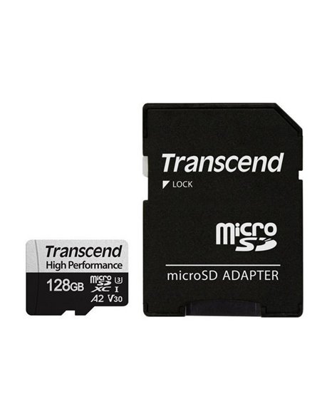 Card de Memorie Transcend MicroSDXC Class 10, 128GB (TS128GUSD340S)