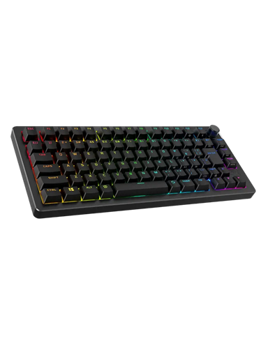 Клавиатура HyperX Alloy Rise 75, Беспроводное, Чёрный