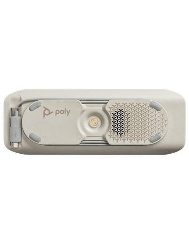 Difuzor pentru conferințe Poly Sync 40 USB-A USB-C, Argintiu