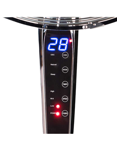 Ventilator OZON PS-40RM1-BCR, Argintiu