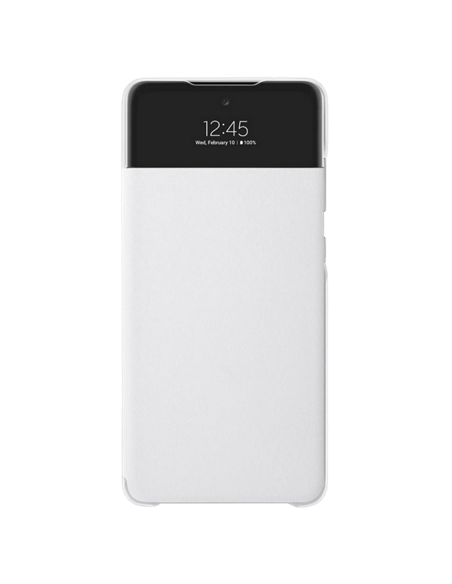 Чехол книжка Samsung S View Wallet Cover для Galaxy A72, Белый