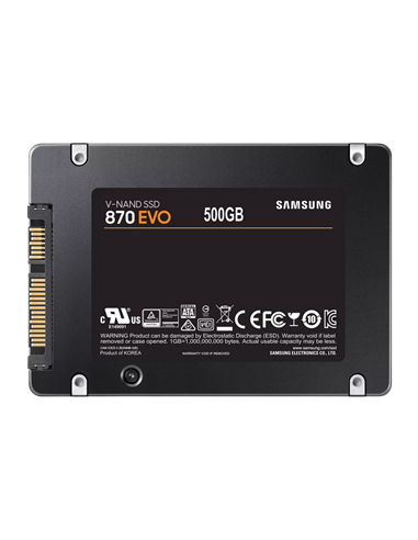 Накопитель SSD Samsung 870 EVO  MZ-77E500, 500Гб, MZ-77E500B/EU