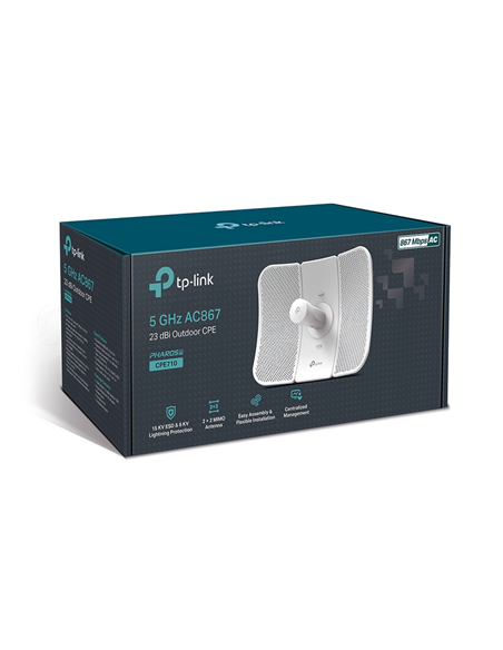 Punct de acces fără fir TP-LINK CPE710, Până la 867 Mbps, Alb