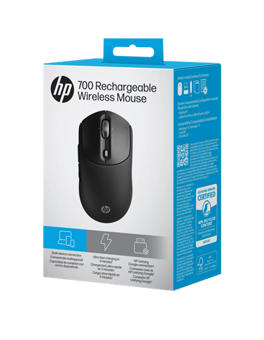 Мышь HP 700 Rechargeable, Чёрный