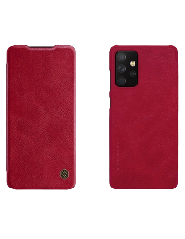 Чехол книжка Nillkin Galaxy A72 - Qin LC, Красный