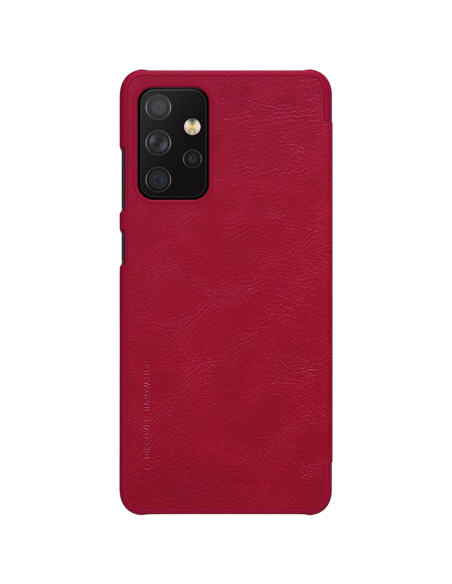 Husă tip carte Nillkin Galaxy A72 - Qin LC, Roșu