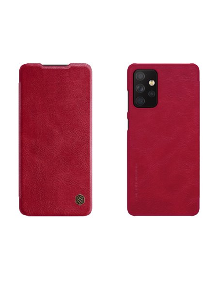 Чехол книжка Nillkin Galaxy A72 - Qin LC, Красный