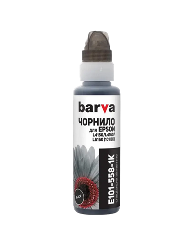 Recipient de cerneală Barva E101-558, 100ml, Negru