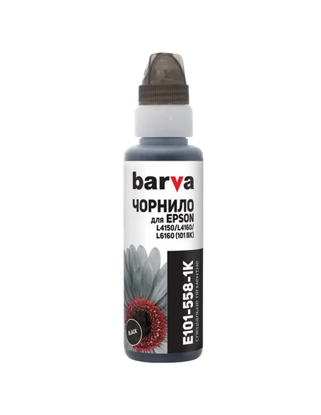 Recipient de cerneală Barva E101-558, 100ml, Negru