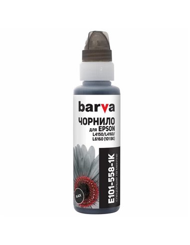 Recipient de cerneală Barva E101-558, 100ml, Negru