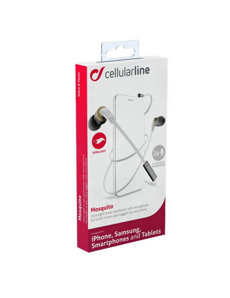 Наушники Cellularline Mosquito, Белый