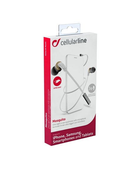 Наушники Cellularline Mosquito, Белый