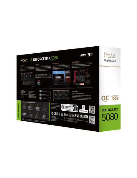 Видеокарта ASUS PROART-RTX5080-O16G, 16 ГБ GDDR7 256бит