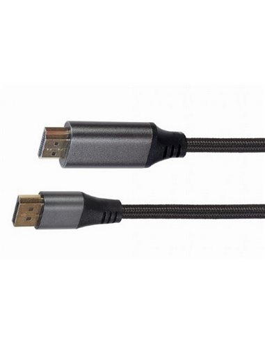 Cablu Video Cablexpert CC-DP-HDMI-4K-6, DisplayPort (M) - HDMI (M), 1,8m, Negru