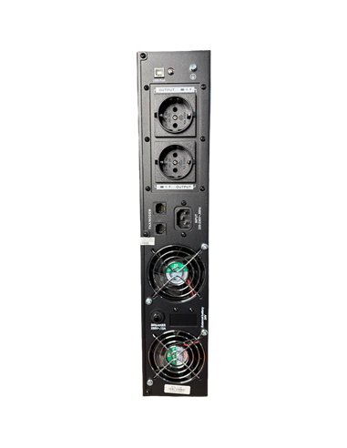 UPS  Ultra Power RTL-1.5K 1500VA/1200W, Rackmount, Pure Sine Wave, LCD, AVR, USB, RJ11/RJ45, 2*Schuko sockets, metal case