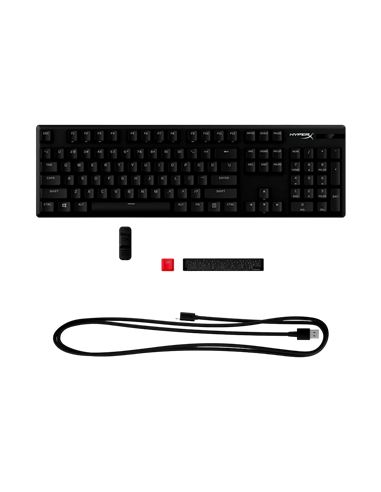 Клавиатура HyperX Alloy Origins PBT, Проводное, Чёрный