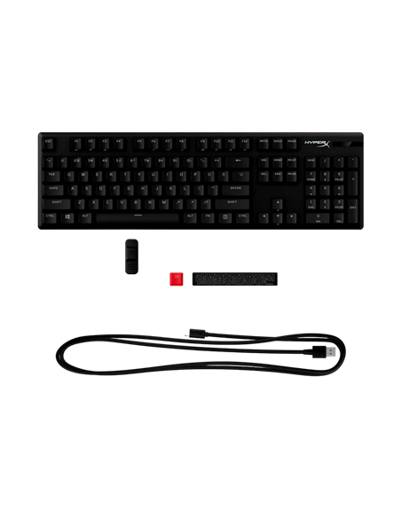 Клавиатура HyperX Alloy Origins PBT, Проводное, Чёрный
