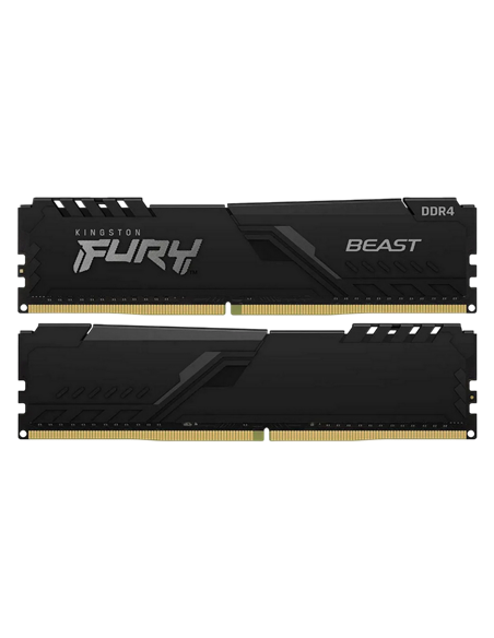 Оперативная память Kingston FURY Beast, DDR4 SDRAM, 3200 МГц, 16 ГБ, KF432C16BBK2/16WP