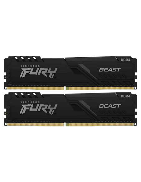 Оперативная память Kingston FURY Beast, DDR4 SDRAM, 3200 МГц, 16 ГБ, KF432C16BBK2/16WP