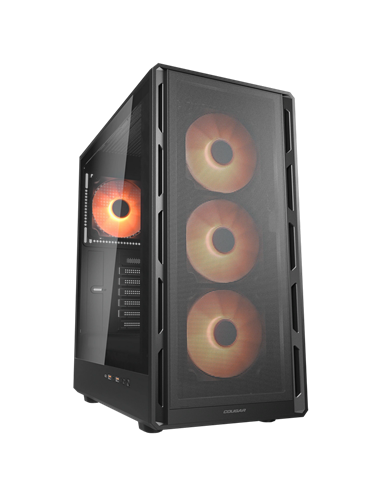 Carcasă PC Cougar Airface Pure PRO, Midi-Tower, Fără PSU, Negru