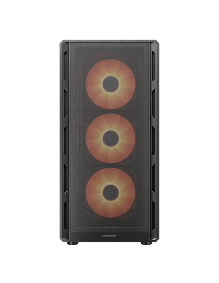 Компьютерный корпус Cougar Airface Pure PRO, Midi-Tower, Без блока питания, Чёрный