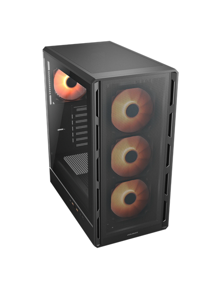 Компьютерный корпус Cougar Airface Pure PRO, Midi-Tower, Без блока питания, Чёрный