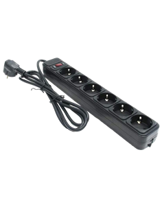 Prelungitor electric Ultra Power UP6-B-15PPB, 6 Prize, 4,5m, Negru 2