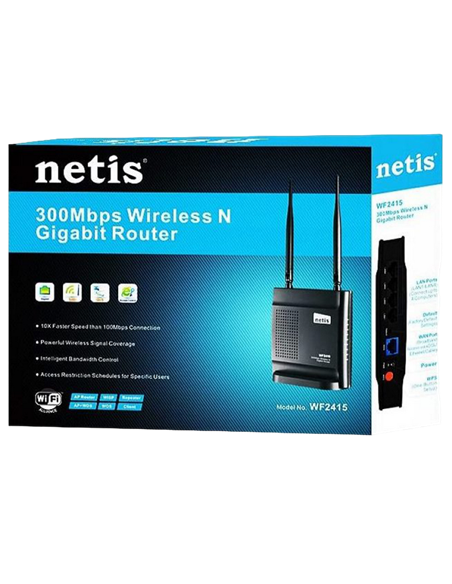 Router fără fir Netis WF2415, Negru