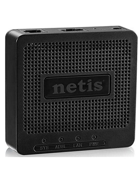 Modem ADSL Netis DL4201, ADSL/ADSL2/ADSL2 + până la 24 Mbps, Negru