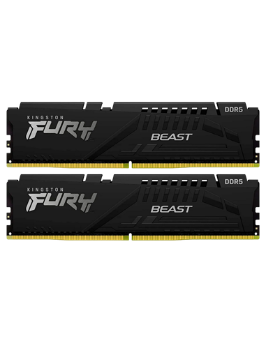 Оперативная память Kingston FURY Beast, DDR5 SDRAM, 6000 МГц, 64Гб, KF560C36BBEK2-64
