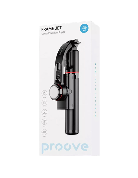 Монопод для селфи Proove Frame Jet Gimbal Stabilizer, Черный