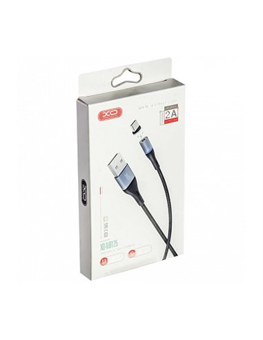 Cablu încărcare și sincronizare XO NB125, USB Type-A/Lightning, 1m, Negru