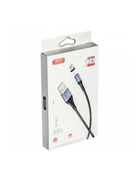 Cablu încărcare și sincronizare XO NB125, USB Type-A/Lightning, 1m, Negru