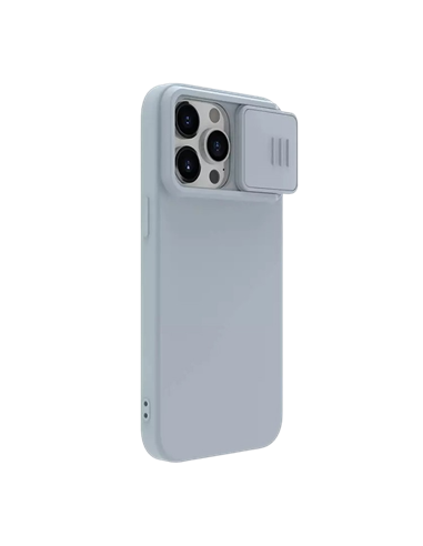 Чехол Nillkin iPhone 15 Pro Max, CamShield Silky Silicone, Star-Gray
