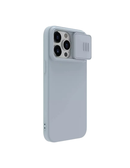 Husă Nillkin iPhone 15 Pro Max, CamShield Silky Silicone, Star-Gray