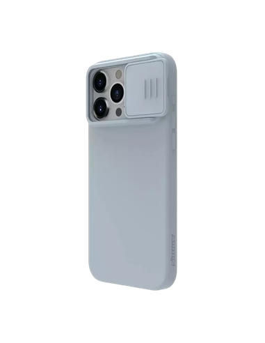 Husă Nillkin iPhone 15 Pro Max, CamShield Silky Silicone, Star-Gray