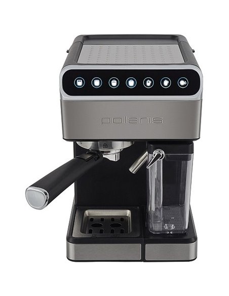 Кофеварка рожковая Polaris PCM 1535E Adore Cappuccino, 1400Вт, Серебристый