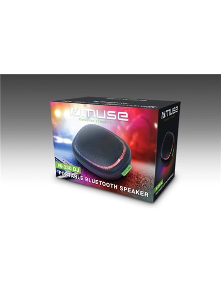 Портативная колонка MUSE M-328 KL, Чёрный