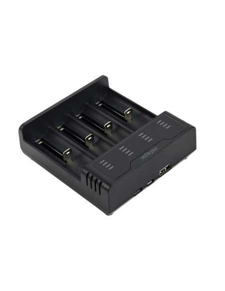 Încărcător Acumulatori Energenie BC-USB-02, Negru