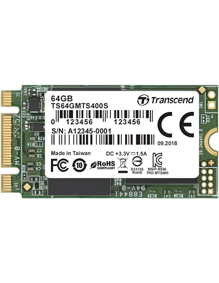Unitate SSD Transcend 400S, 64GB, TS64GMTS400